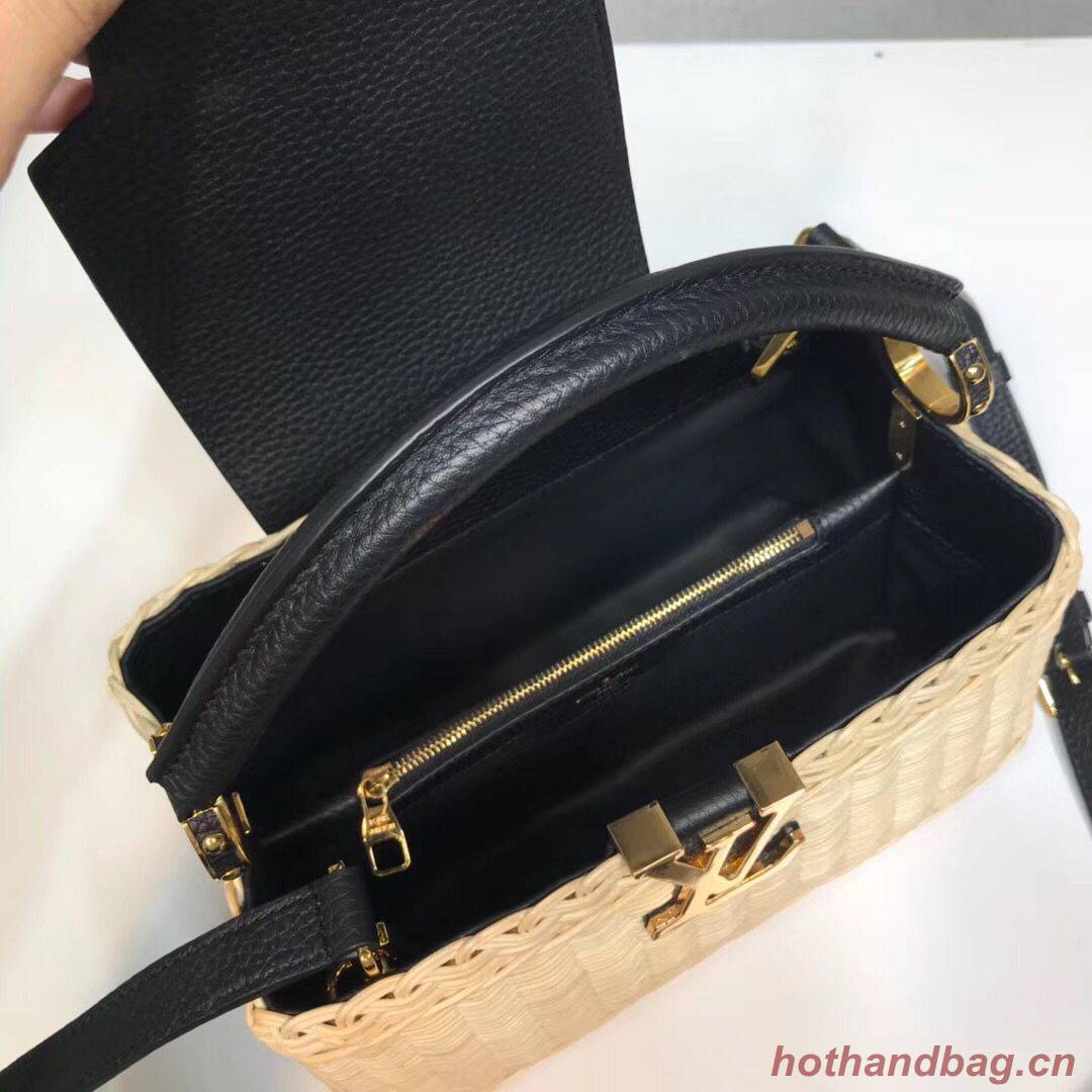 Louis Vuitton Original CAPUCINES PM M50011 Black Louis Vuitton Original CAPUCINES PM M50011 Black