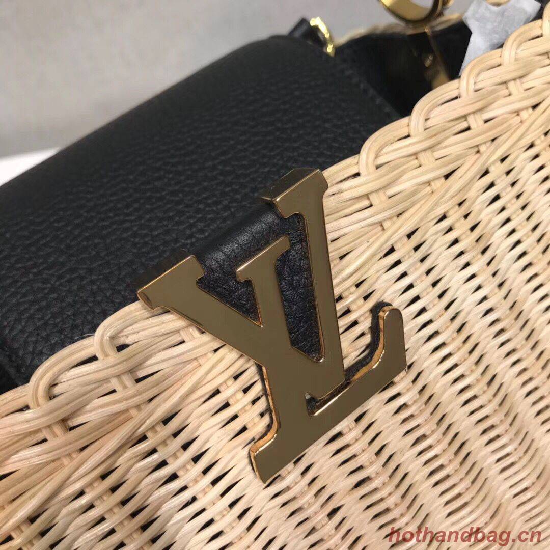 Louis Vuitton Original CAPUCINES PM M50011 Black Louis Vuitton Original CAPUCINES PM M50011 Black