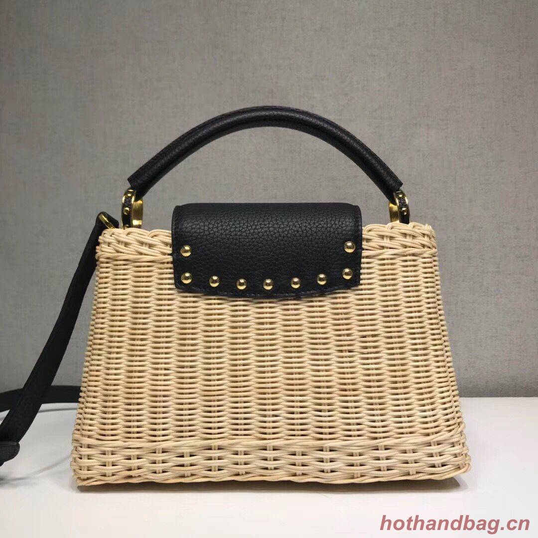 Louis Vuitton Original CAPUCINES PM M50011 Black Louis Vuitton Original CAPUCINES PM M50011 Black