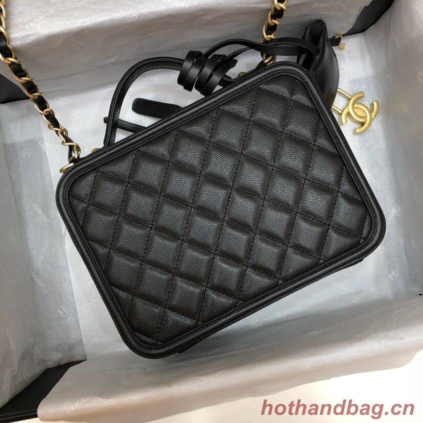Chanel Cosmetic Bag A93343 black Chanel Cosmetic Bag A93343 black