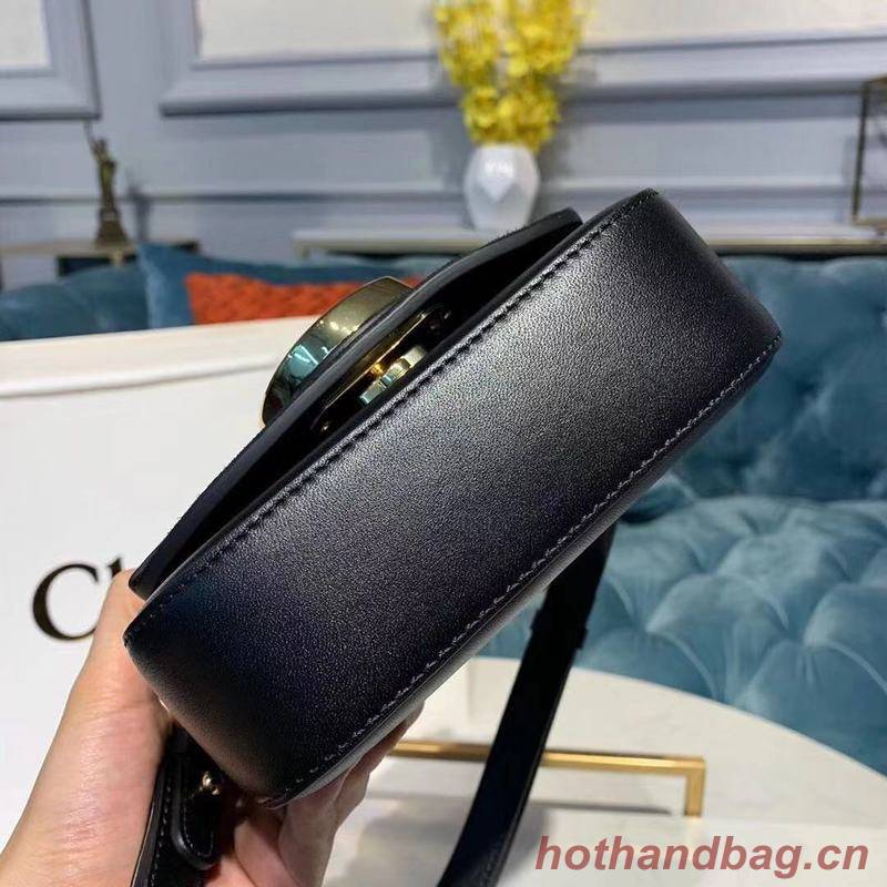 Chloe Original Calfskin Leather Top Handle Small Bag 3S030 Black Chloe Original Calfskin Leather Top Handle Small Bag 3S030 Black