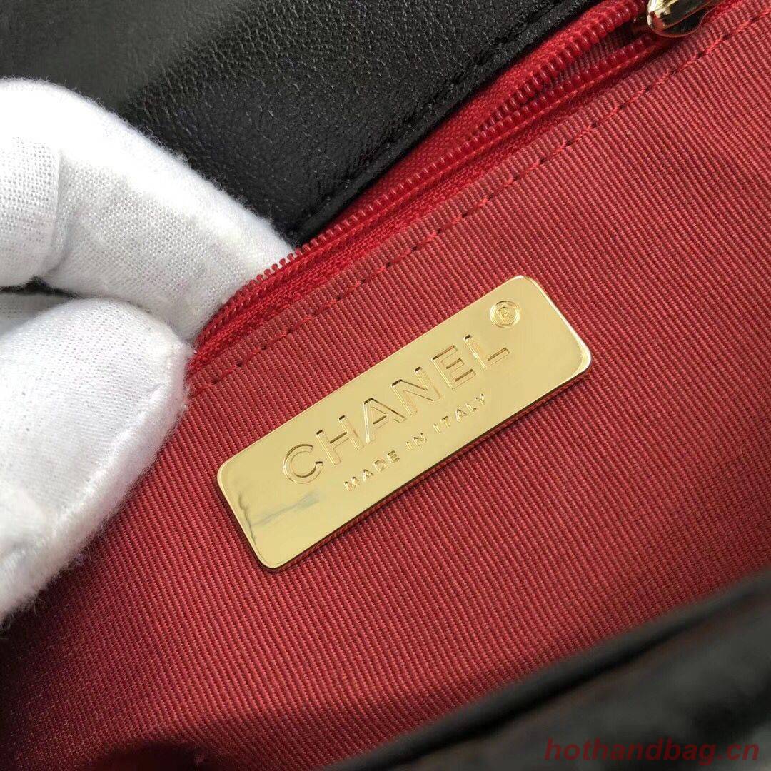 Chanel 19 flap bag AS1160 Black Chanel 19 flap bag AS1160 Black
