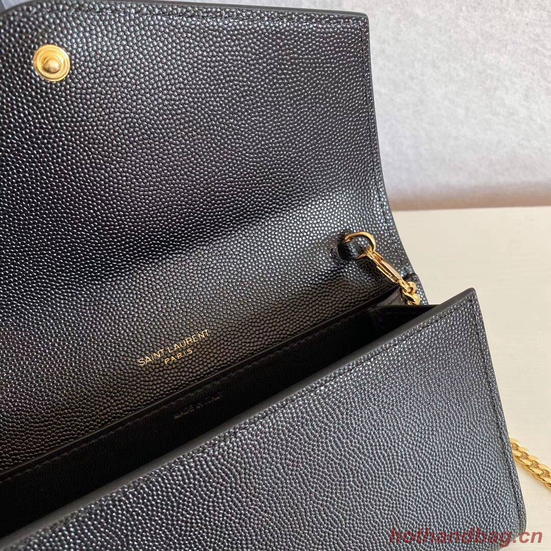 SAINT LAURENT leather shoulder bag Y659193 black SAINT LAURENT leather shoulder bag Y659193 black