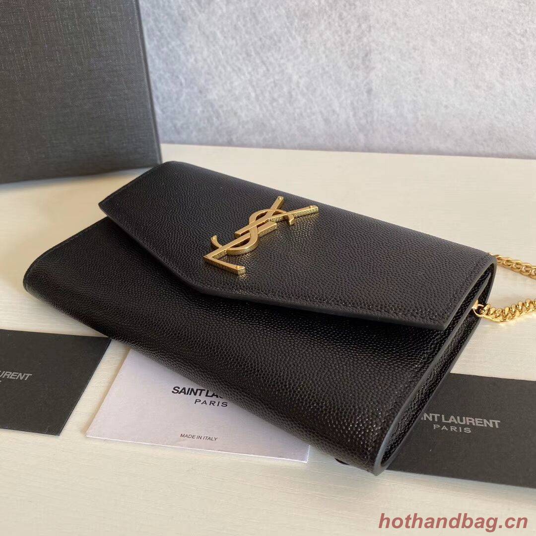 SAINT LAURENT leather shoulder bag Y659193 black SAINT LAURENT leather shoulder bag Y659193 black