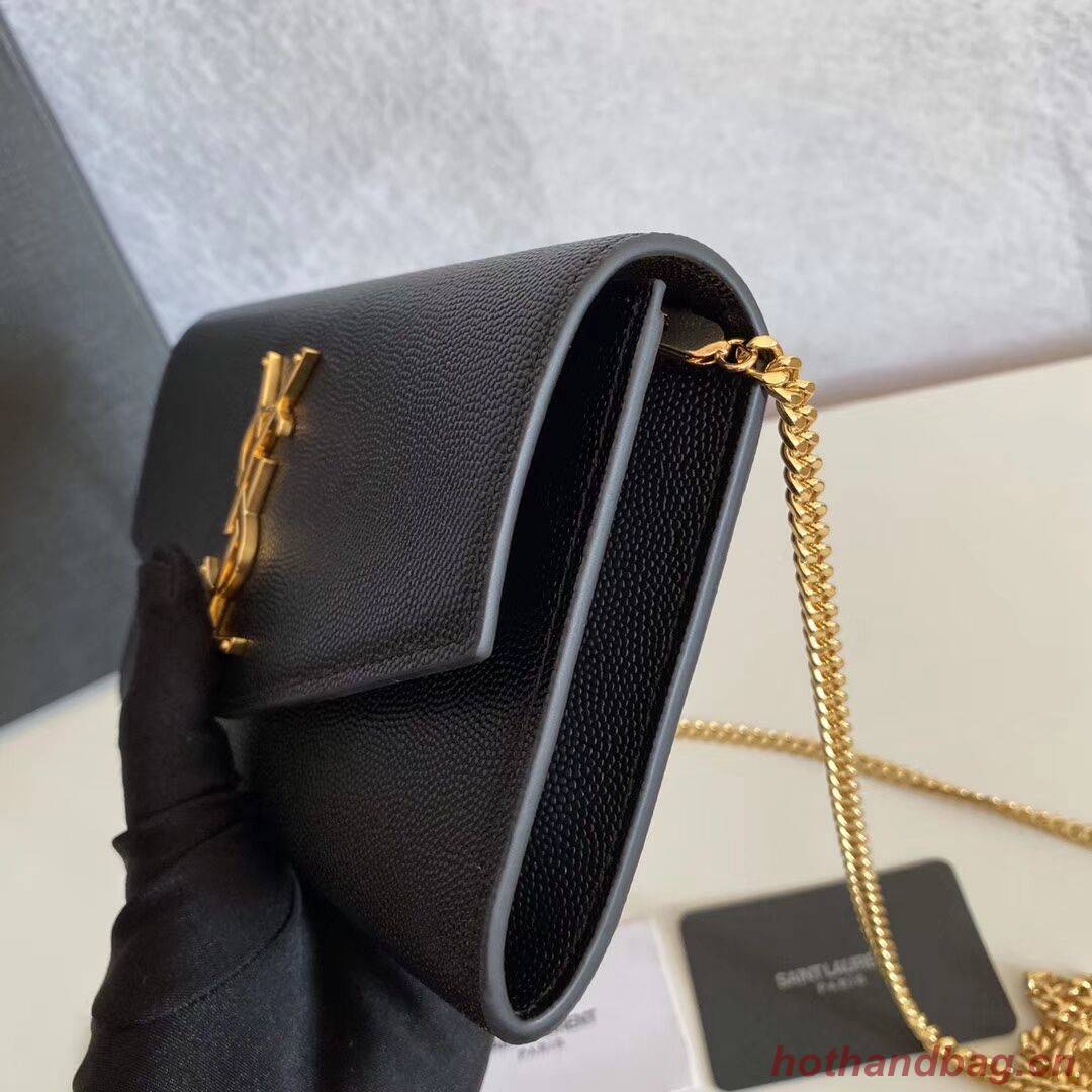 SAINT LAURENT leather shoulder bag Y659193 black SAINT LAURENT leather shoulder bag Y659193 black