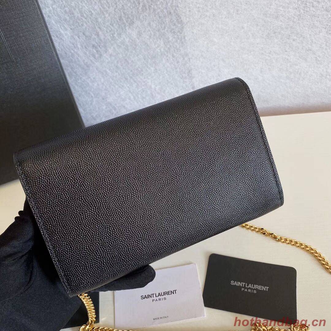 SAINT LAURENT leather shoulder bag Y659193 black SAINT LAURENT leather shoulder bag Y659193 black