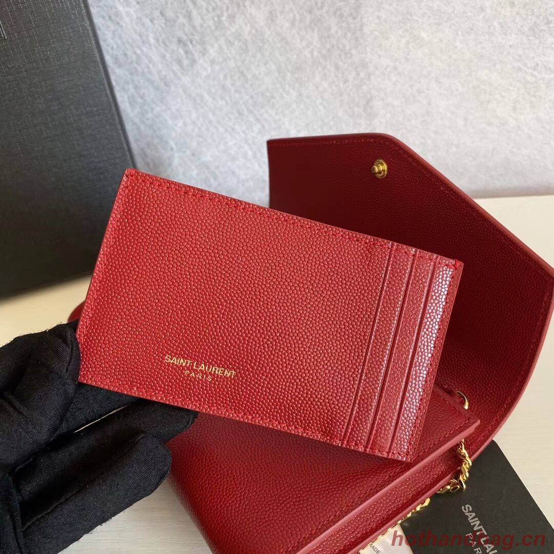 SAINT LAURENT leather shoulder bag Y659193 red SAINT LAURENT leather shoulder bag Y659193 red