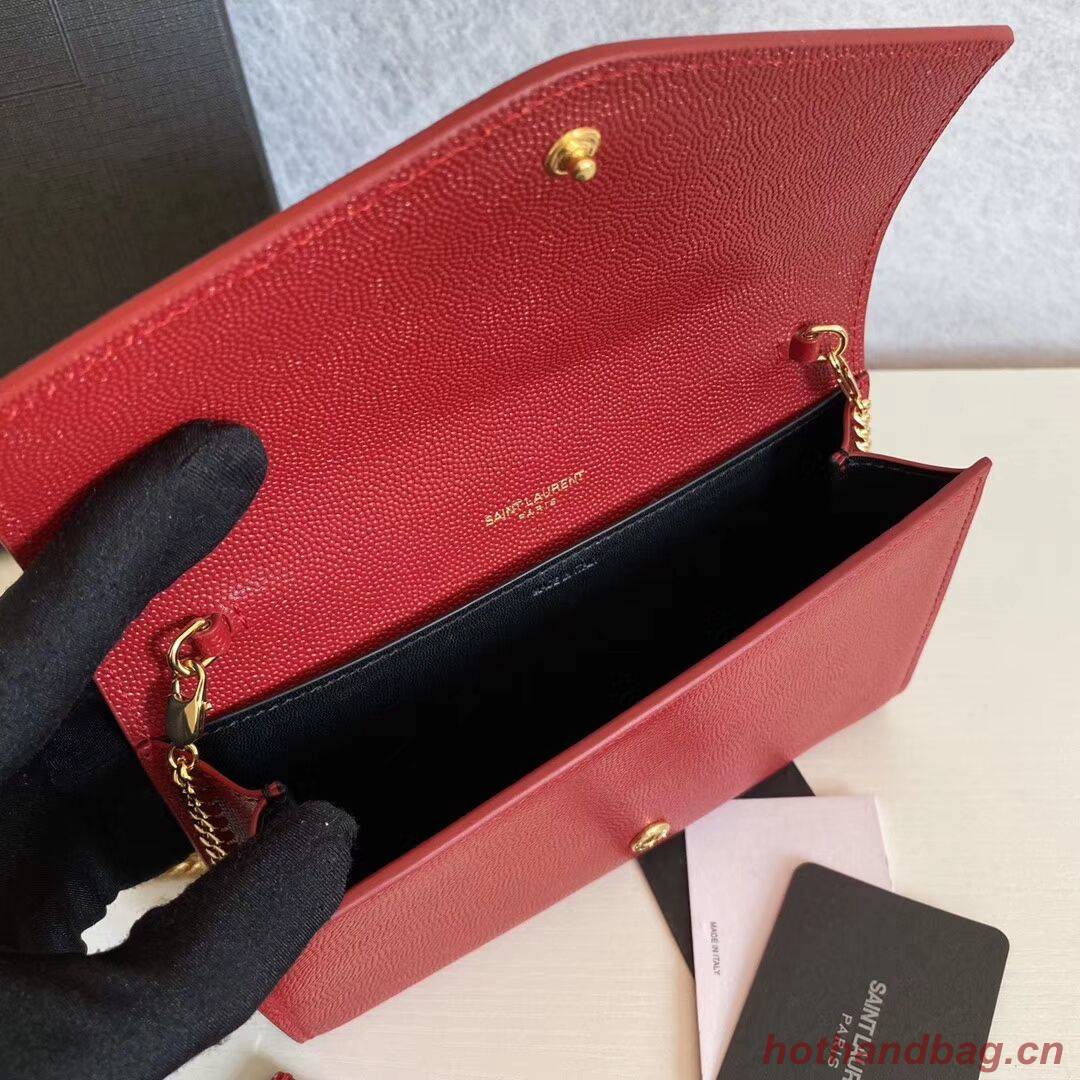 SAINT LAURENT leather shoulder bag Y659193 red SAINT LAURENT leather shoulder bag Y659193 red