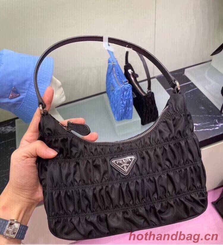 Prada Nylon and Saffiano leather mini bag 1NE204 black Prada Nylon and Saffiano leather mini bag 1NE204 black