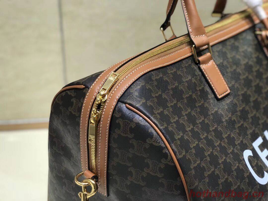 Celine LARGE VOYAGE BAG IN TRIOMPHE CANVAS 191472 tan Celine LARGE VOYAGE BAG IN TRIOMPHE CANVAS 191472 tan
