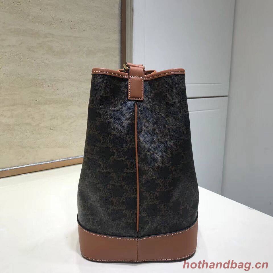 MEDIUM BUCKET IN TRIOMPHE CANVAS CL01132 tan MEDIUM BUCKET IN TRIOMPHE CANVAS CL01132 tan