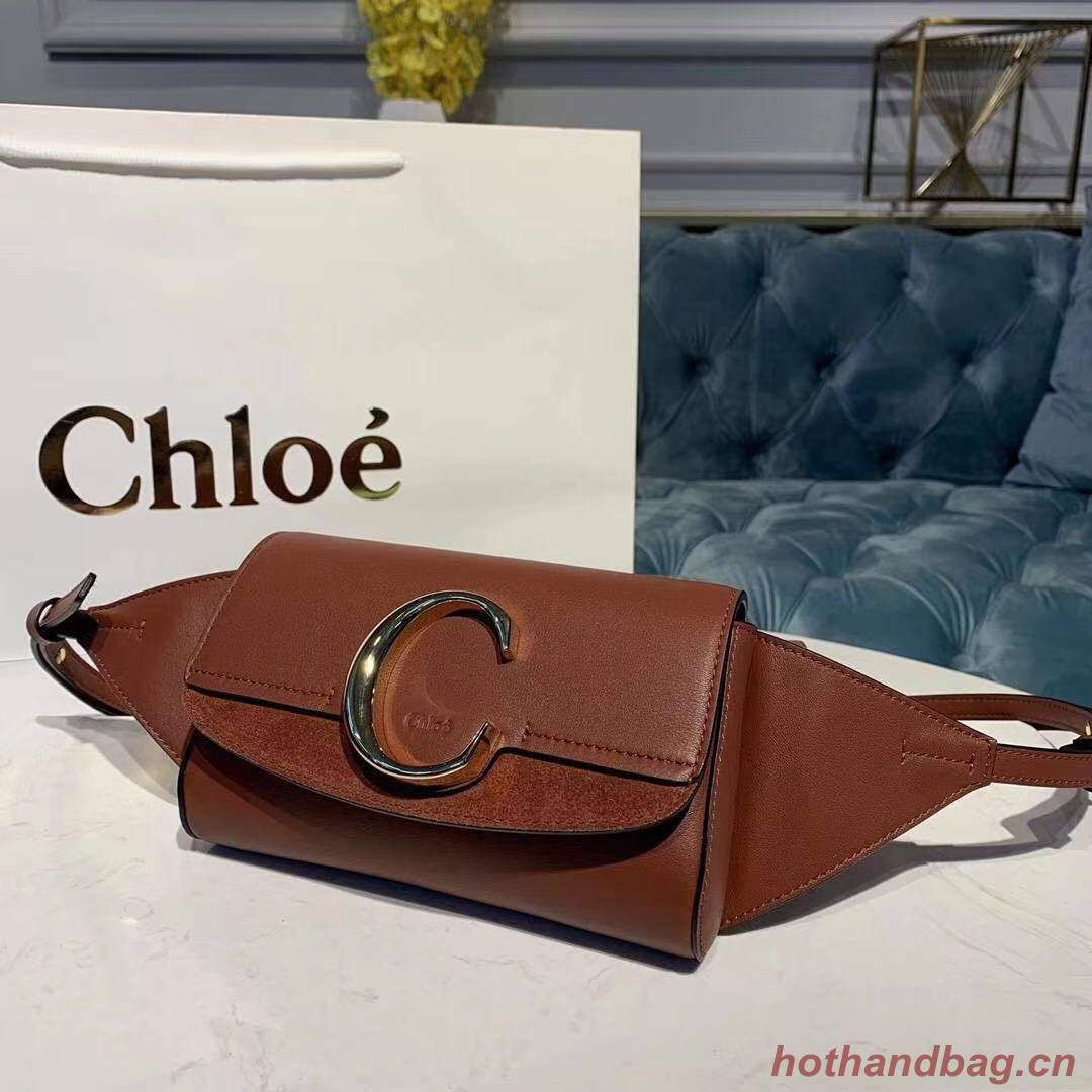 Chloe Original Leather Belt Bag 3S036 brown Chloe Original Leather Belt Bag 3S036 brown