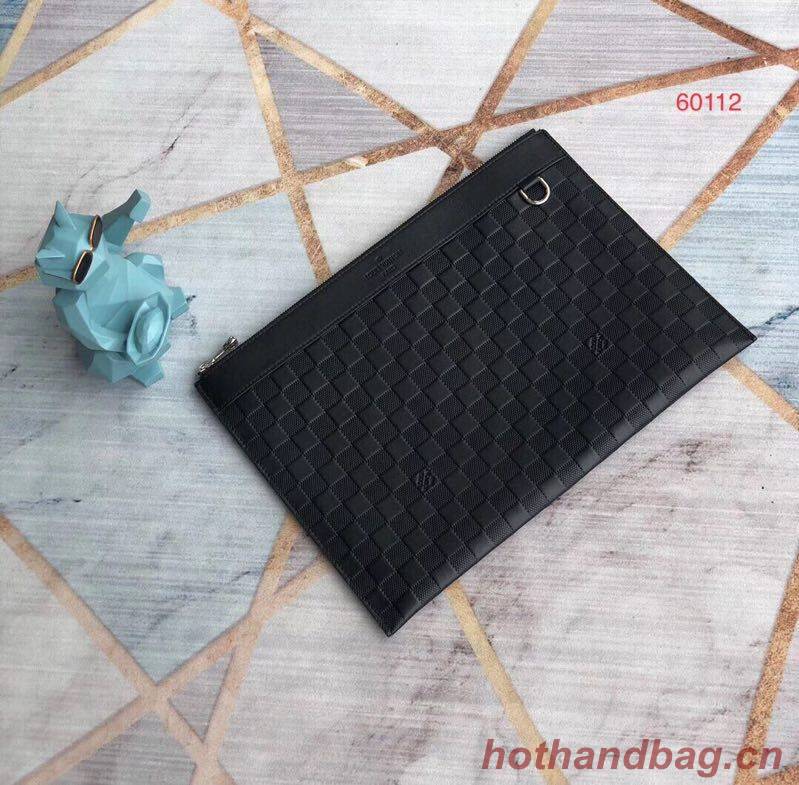 Louis Vuitton Damier Graphite Canvas DISCOVERY POCHETTE N41696 Black Louis Vuitton Damier Graphite Canvas DISCOVERY POCHETTE N41696 Black