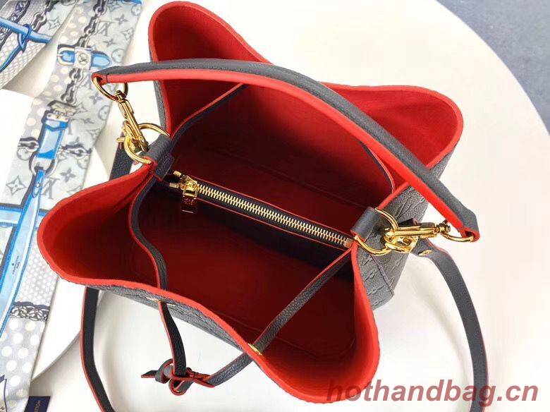 Louis Vuitton Monogram Empreinte Neonoe Original Leather M45256 Navy Louis Vuitton Monogram Empreinte Neonoe Original Leather M45256 Navy