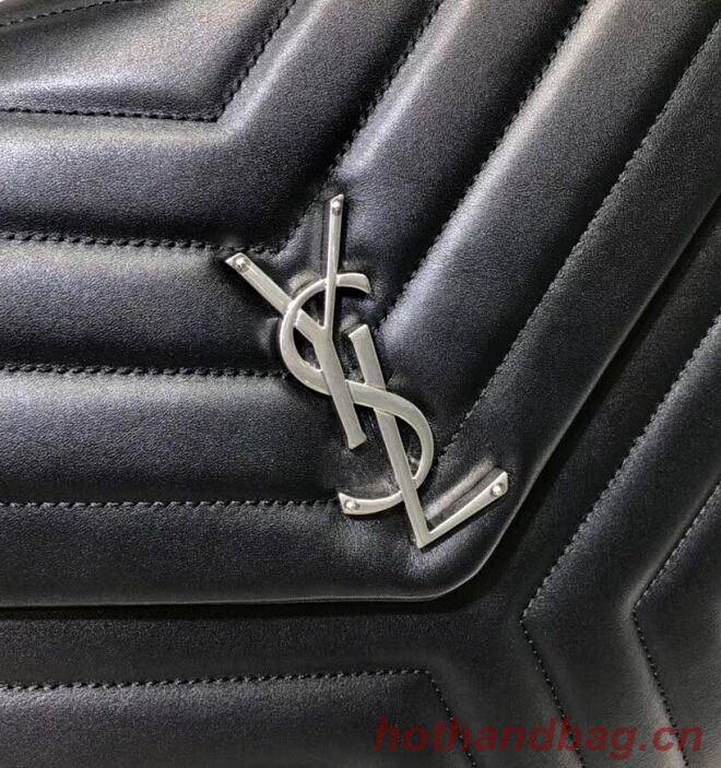 Yves Saint Laurent Calfskin Leather Jumbo Tote Bag Black 464698 Silver hardware Yves Saint Laurent Calfskin Leather Jumbo Tote Bag Black 464698 Silver hardware