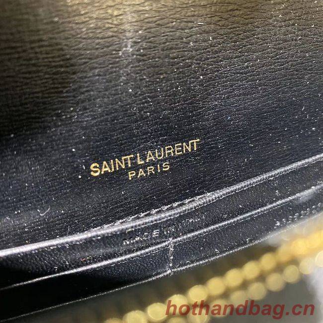 Yves Saint Laurent Calfskin Leather Shoulder Bag Y533036 black&gold-Tone Metal Yves Saint Laurent Calfskin Leather Shoulder Bag Y533036 black&gold-Tone Metal