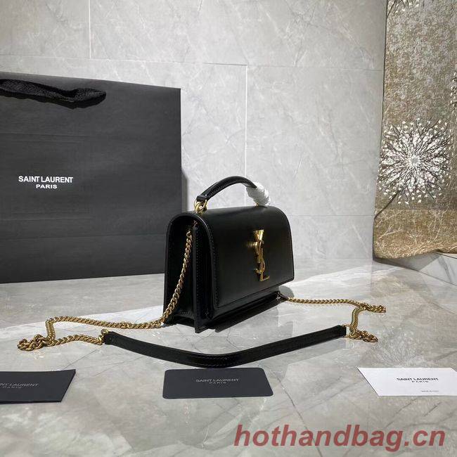 Yves Saint Laurent Calfskin Leather Shoulder Bag Y533036 black&gold-Tone Metal Yves Saint Laurent Calfskin Leather Shoulder Bag Y533036 black&gold-Tone Metal