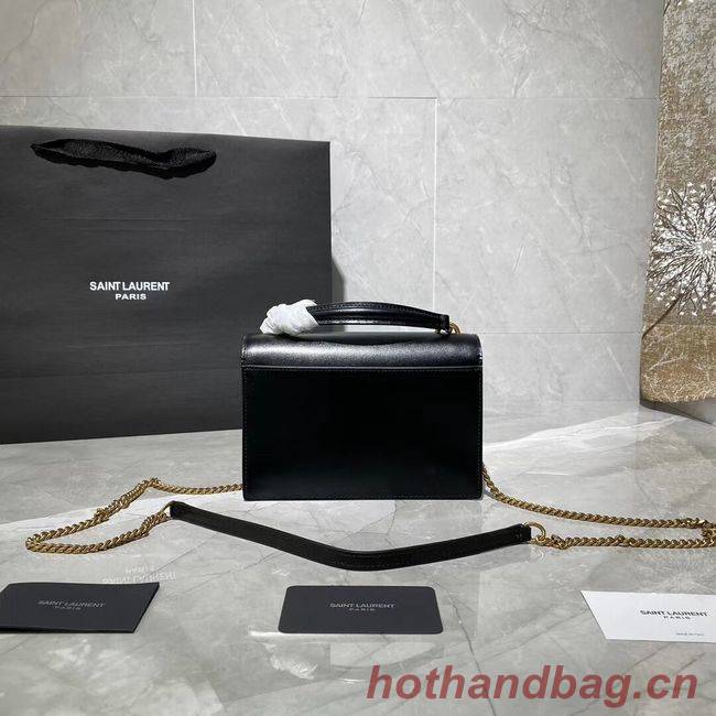 Yves Saint Laurent Calfskin Leather Shoulder Bag Y533036 black&gold-Tone Metal Yves Saint Laurent Calfskin Leather Shoulder Bag Y533036 black&gold-Tone Metal