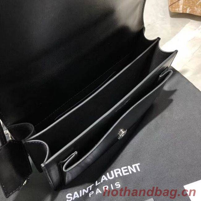Yves Saint Laurent Calfskin Leather Shoulder Bag Y542206B black&silver-Tone Metal Yves Saint Laurent Calfskin Leather Shoulder Bag Y542206B black&silver-Tone Metal