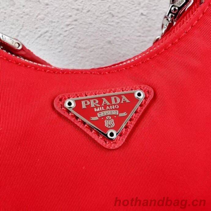 Prada Re-Edition nylon mini shoulder bag 1TT122 red Prada Re-Edition nylon mini shoulder bag 1TT122 red