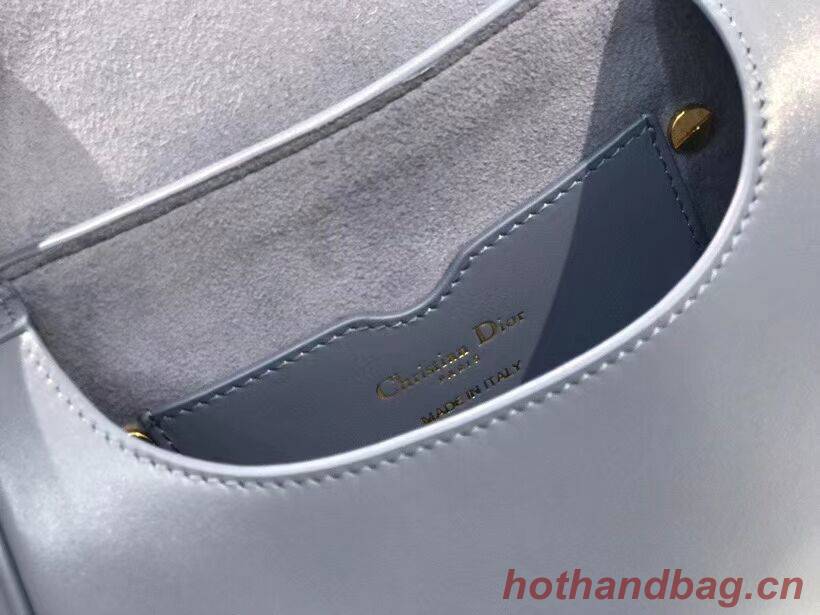 SMALL DIOR BOBBY BAG Gray Box Calfskin Gray Box Calfskin M9317 blue SMALL DIOR BOBBY BAG Gray Box Calfskin Gray Box Calfskin M9317 blue