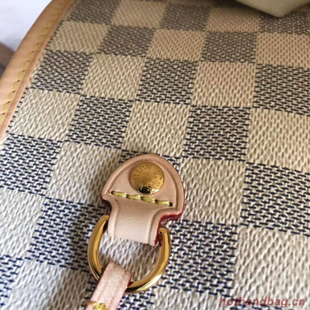 Louis Vuitton Damier Azur Original Leather Bolso NEVERFULL GM N41604 Pink Louis Vuitton Damier Azur Original Leather Bolso NEVERFULL GM N41604 Pink