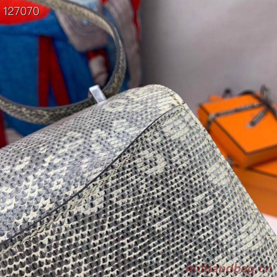 Hermes Constance Bag Togo Origianl Lizard Leather H9999 Gray Hermes Constance Bag Togo Origianl Lizard Leather H9999 Gray