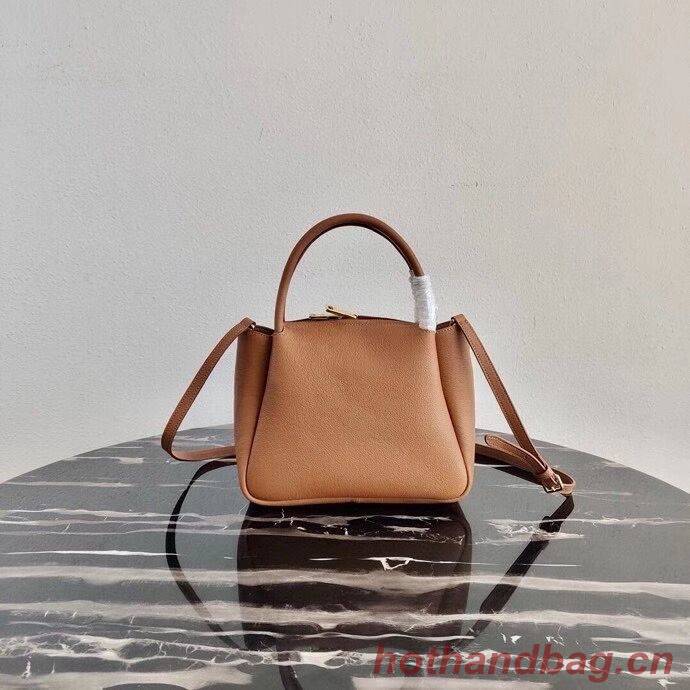 Prada Deer skin bag tote 1BC145 brown Prada Deer skin bag tote 1BC145 brown