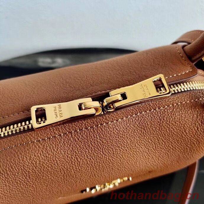 Prada Deer skin bag tote 1BC145 brown Prada Deer skin bag tote 1BC145 brown