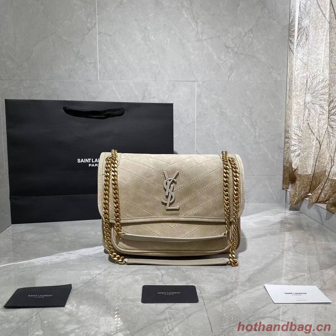 Yves Saint Laurent IN SUEDE AND SMOOTH LEATHER Y498894E brown Yves Saint Laurent IN SUEDE AND SMOOTH LEATHER Y498894E brown