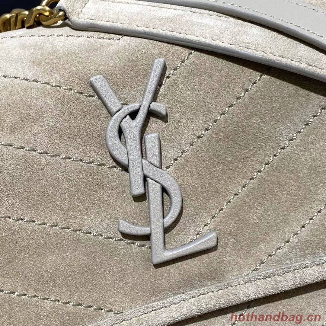 Yves Saint Laurent IN SUEDE AND SMOOTH LEATHER Y498894E brown Yves Saint Laurent IN SUEDE AND SMOOTH LEATHER Y498894E brown