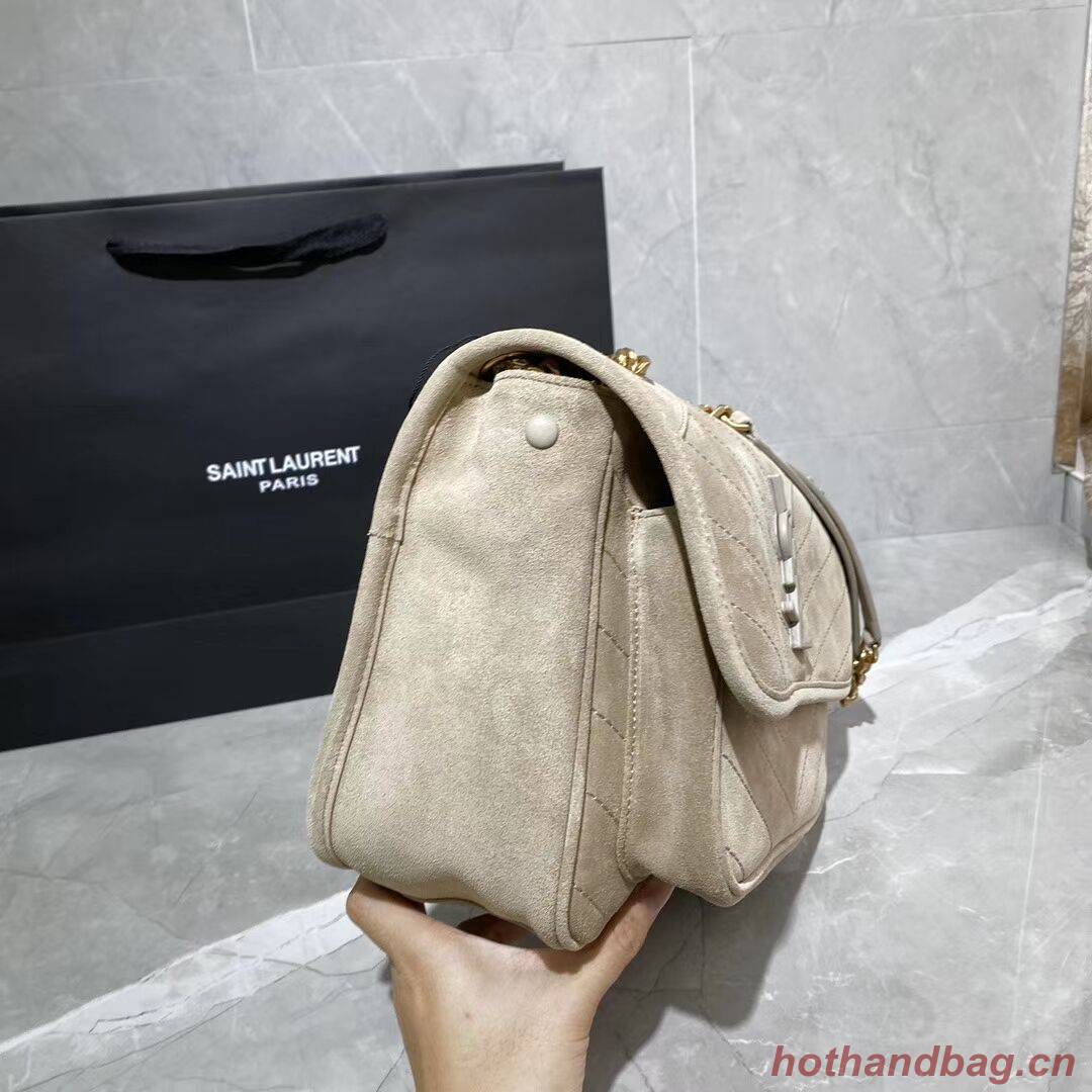 Yves Saint Laurent IN SUEDE AND SMOOTH LEATHER Y498894E brown Yves Saint Laurent IN SUEDE AND SMOOTH LEATHER Y498894E brown