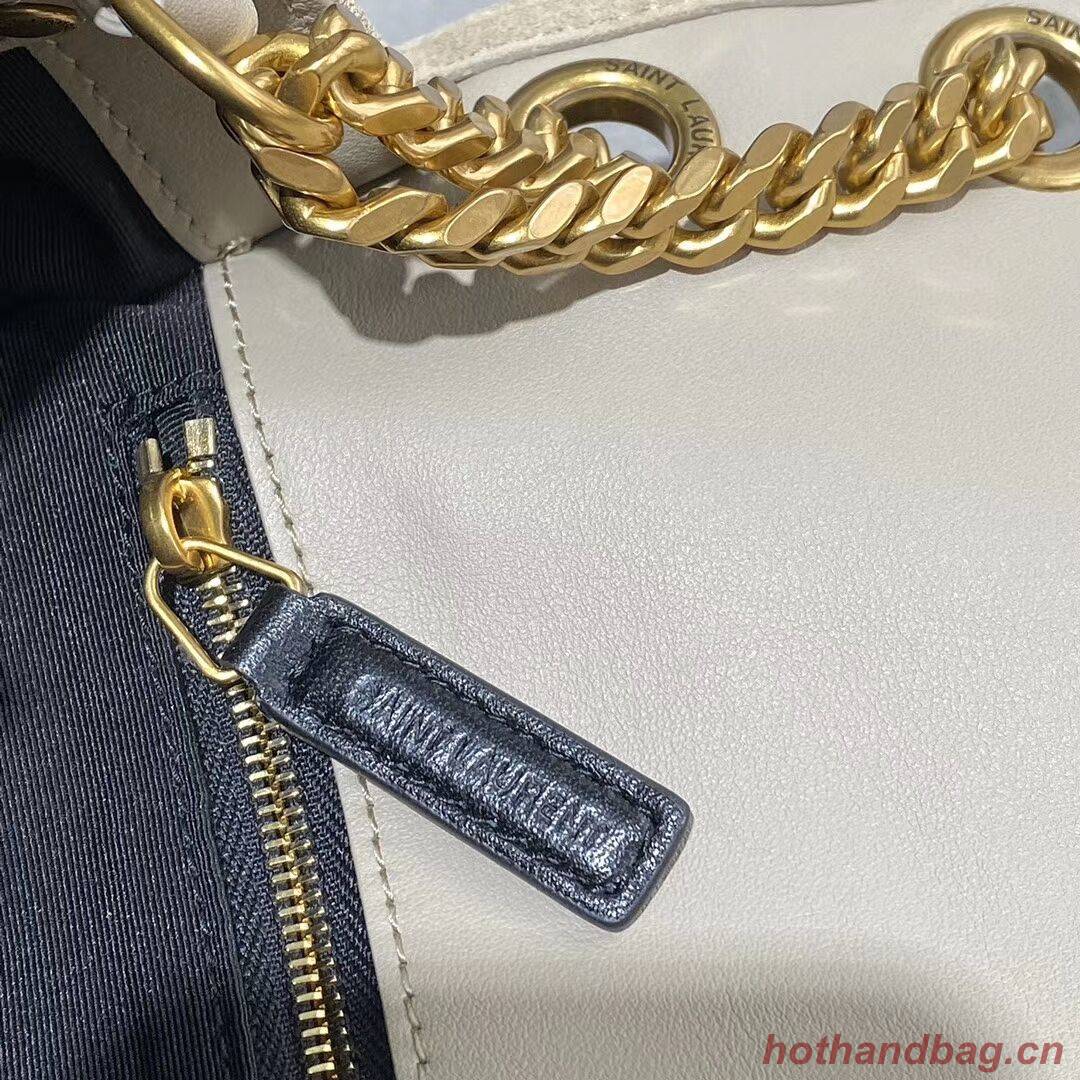 Yves Saint Laurent IN SUEDE AND SMOOTH LEATHER Y498894E brown Yves Saint Laurent IN SUEDE AND SMOOTH LEATHER Y498894E brown