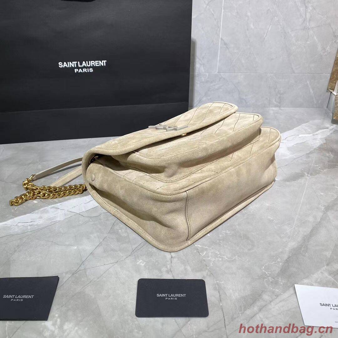 Yves Saint Laurent IN SUEDE AND SMOOTH LEATHER Y498894E brown Yves Saint Laurent IN SUEDE AND SMOOTH LEATHER Y498894E brown