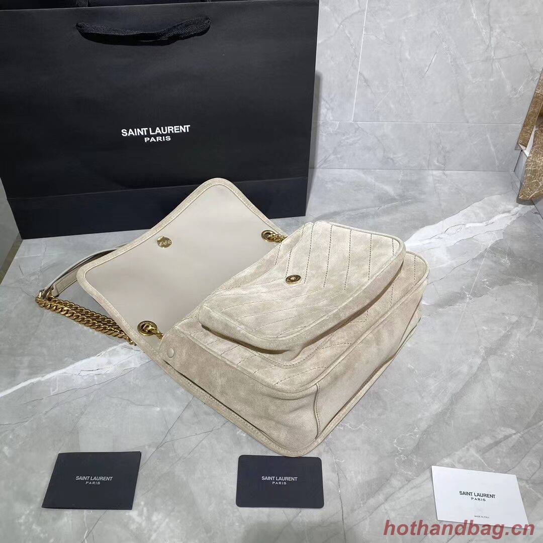 Yves Saint Laurent IN SUEDE AND SMOOTH LEATHER Y498894E brown Yves Saint Laurent IN SUEDE AND SMOOTH LEATHER Y498894E brown