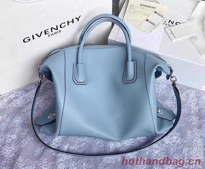 GIVENCHY Original Leather Shoulder Bag 63188 sky Blue GIVENCHY Original Leather Shoulder Bag 63188 sky Blue
