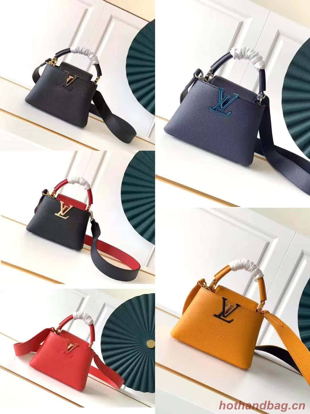Louis Vuitton CAPUCINES PM M52386 Navy Louis Vuitton CAPUCINES PM M52386 Navy