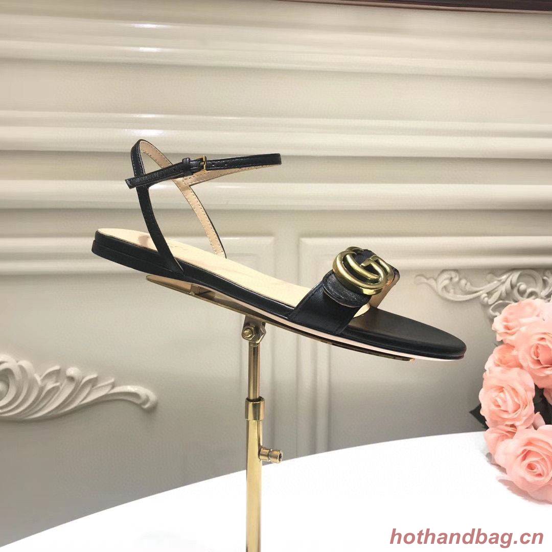 Gucci Sandals Shoes 1CM 7CM 10CM Heels GG6326 Black Gucci Sandals Shoes 1CM 7CM 10CM Heels GG6326 Black