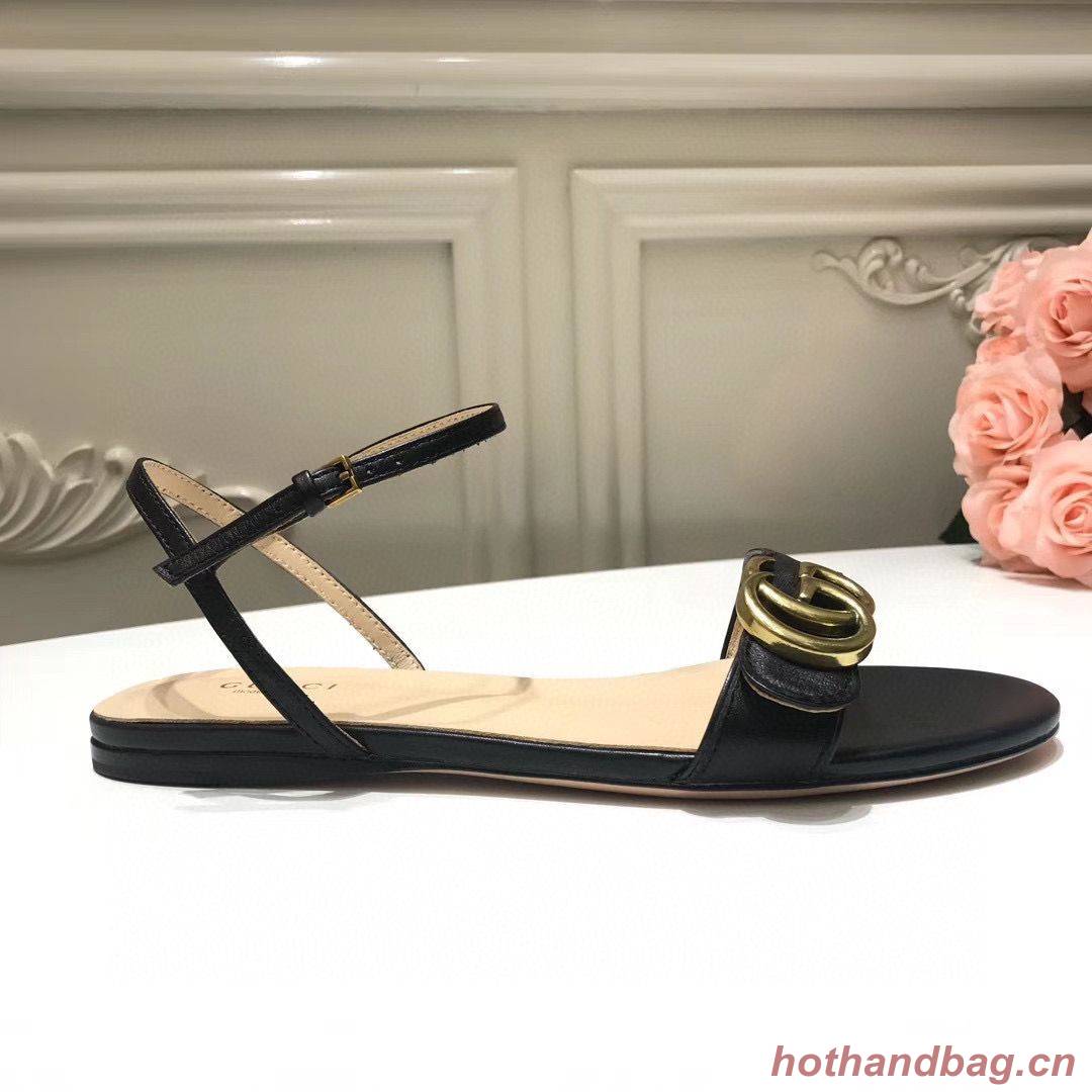 Gucci Sandals Shoes 1CM 7CM 10CM Heels GG6326 Black Gucci Sandals Shoes 1CM 7CM 10CM Heels GG6326 Black