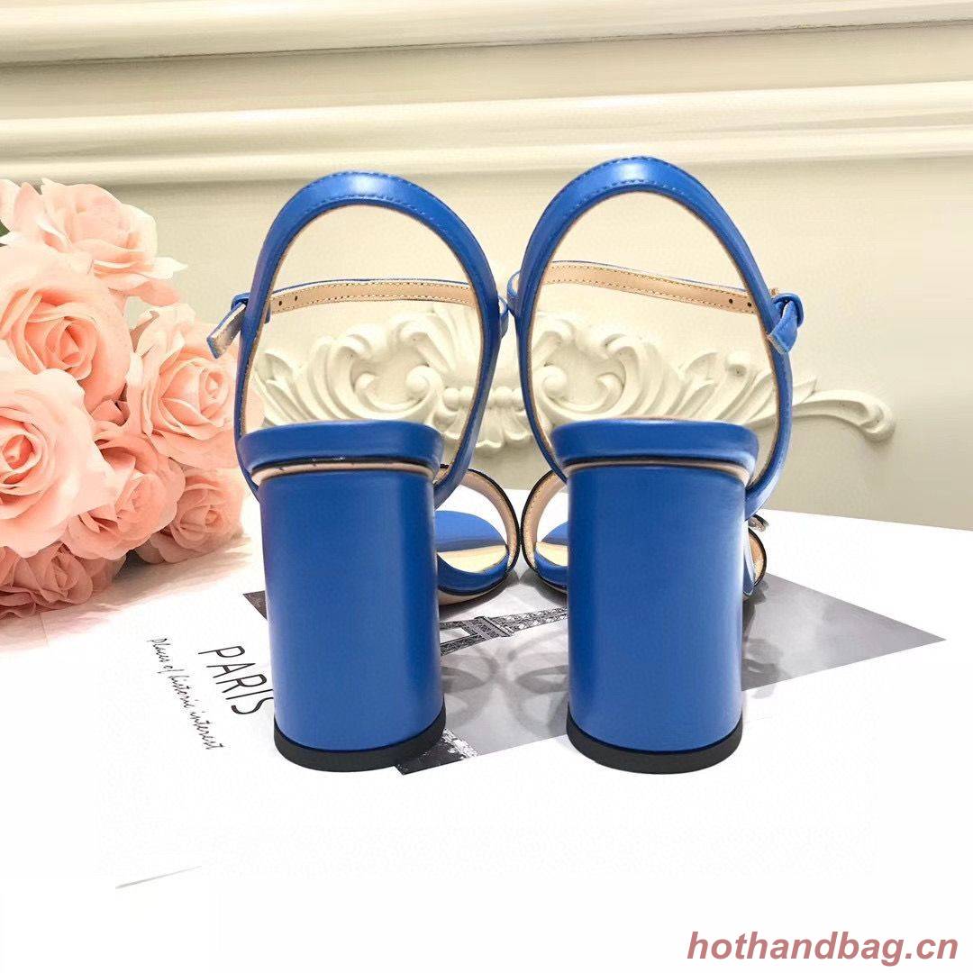 Gucci Sandals Shoes 1CM 7CM 10CM Heels GG6326 Blue Gucci Sandals Shoes 1CM 7CM 10CM Heels GG6326 Blue