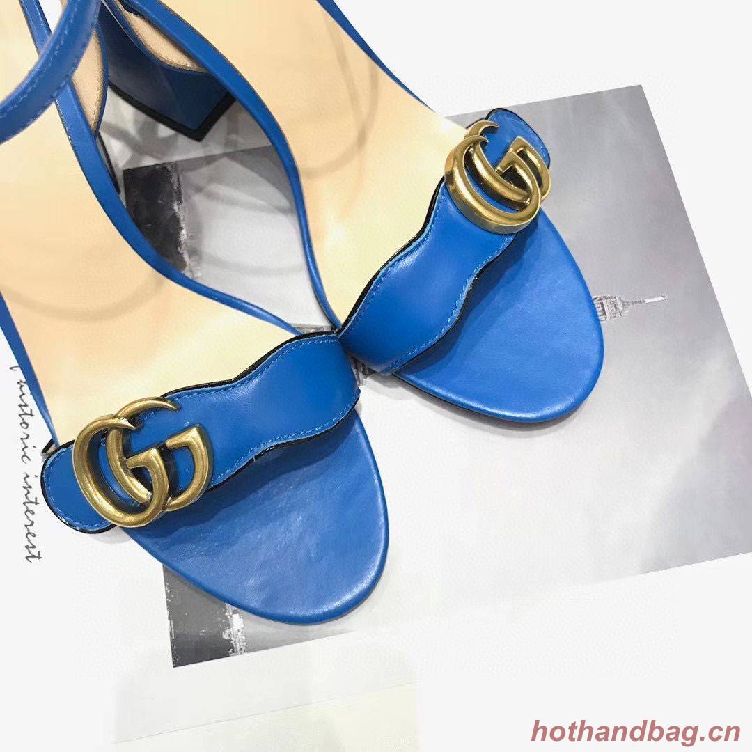 Gucci Sandals Shoes 1CM 7CM 10CM Heels GG6326 Blue Gucci Sandals Shoes 1CM 7CM 10CM Heels GG6326 Blue