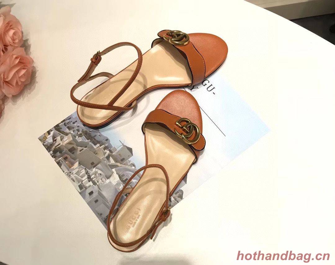 Gucci Sandals Shoes 1CM 7CM 10CM Heels GG6326 Brown Gucci Sandals Shoes 1CM 7CM 10CM Heels GG6326 Brown