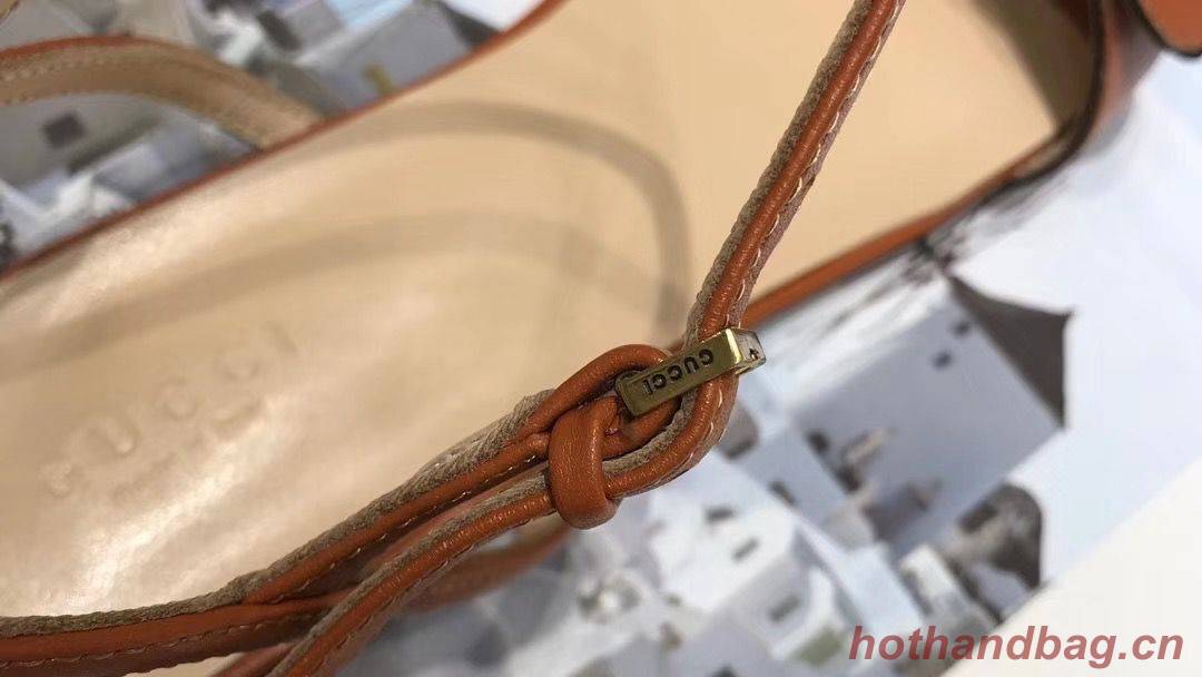 Gucci Sandals Shoes 1CM 7CM 10CM Heels GG6326 Brown Gucci Sandals Shoes 1CM 7CM 10CM Heels GG6326 Brown