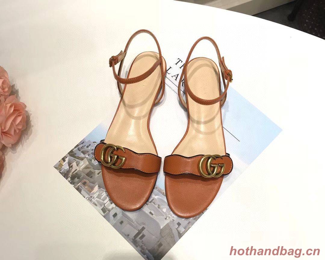 Gucci Sandals Shoes 1CM 7CM 10CM Heels GG6326 Brown Gucci Sandals Shoes 1CM 7CM 10CM Heels GG6326 Brown