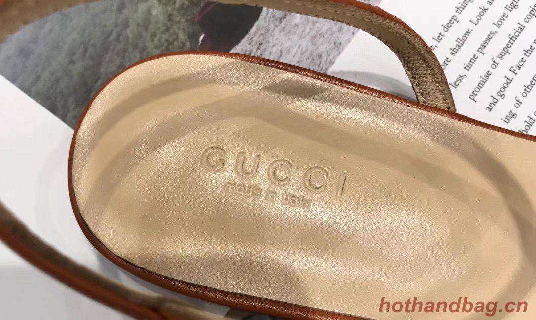 Gucci Sandals Shoes 1CM 7CM 10CM Heels GG6326 Brown Gucci Sandals Shoes 1CM 7CM 10CM Heels GG6326 Brown