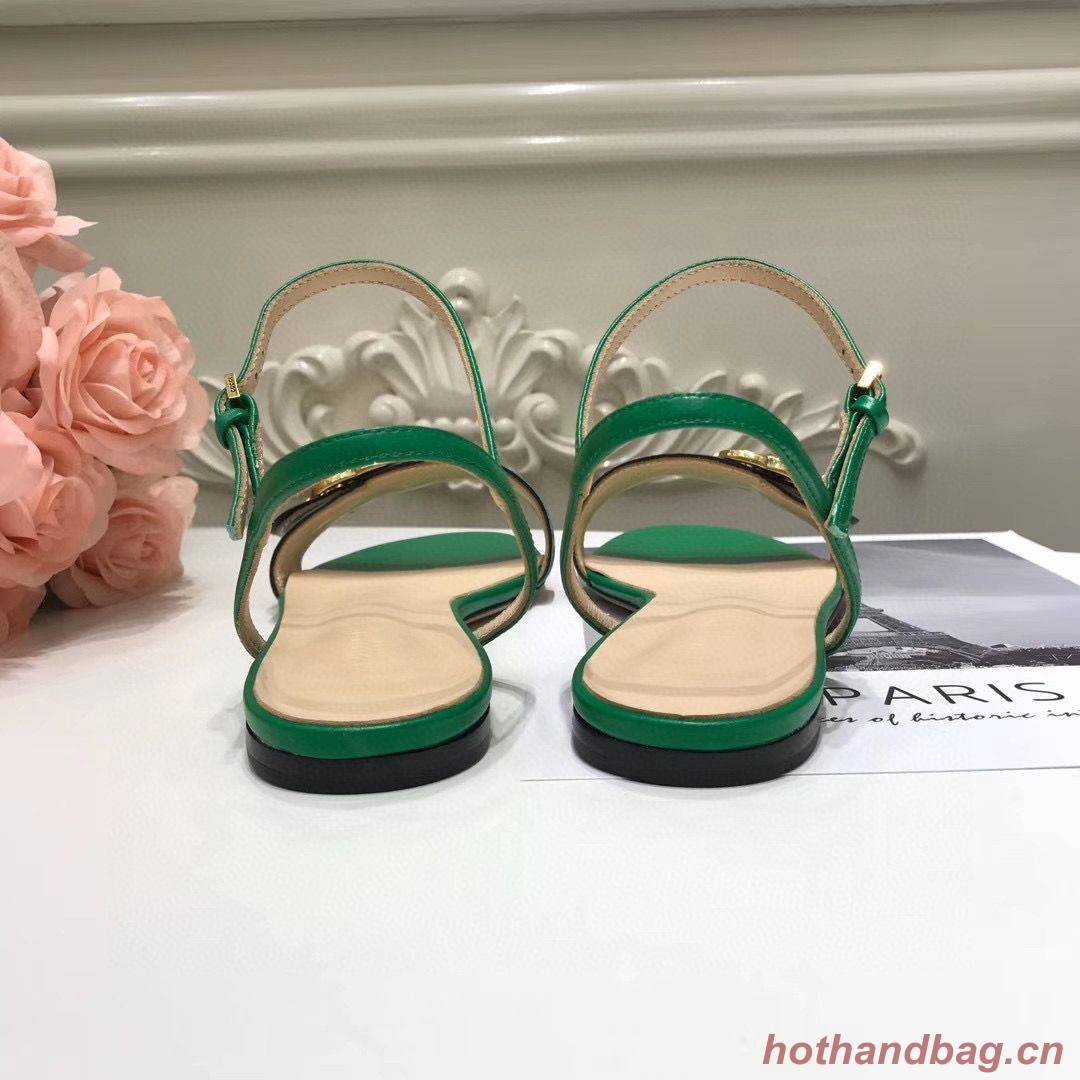 Gucci Sandals Shoes 1CM 7CM 10CM Heels GG6326 Green Gucci Sandals Shoes 1CM 7CM 10CM Heels GG6326 Green