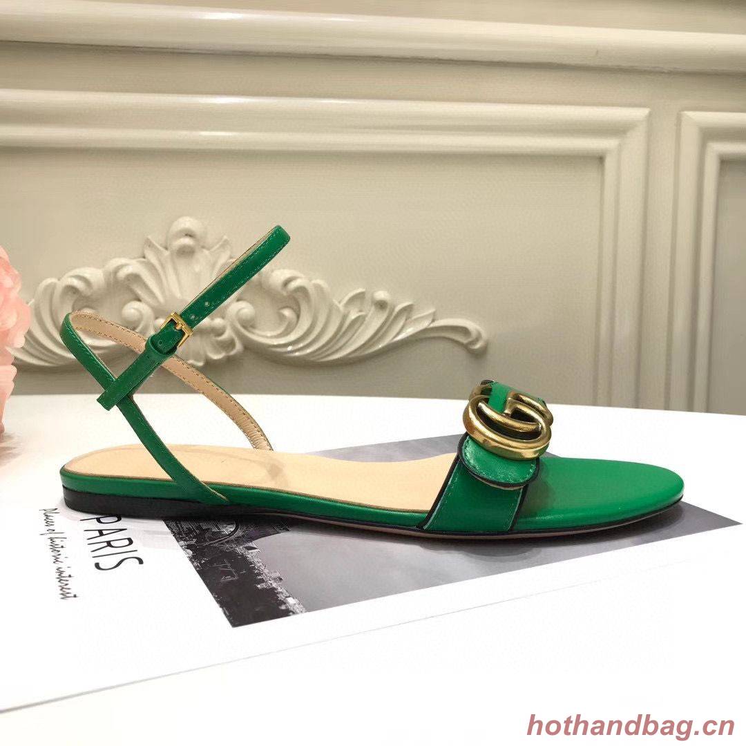 Gucci Sandals Shoes 1CM 7CM 10CM Heels GG6326 Green Gucci Sandals Shoes 1CM 7CM 10CM Heels GG6326 Green