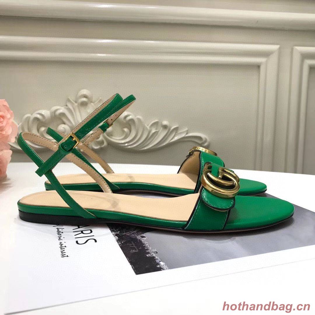 Gucci Sandals Shoes 1CM 7CM 10CM Heels GG6326 Green Gucci Sandals Shoes 1CM 7CM 10CM Heels GG6326 Green