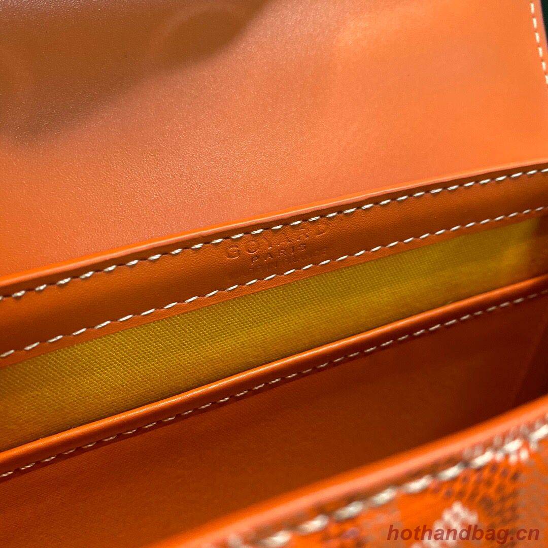 Goyard mini saigon tote bag 55632 Orange Goyard mini saigon tote bag 55632 Orange