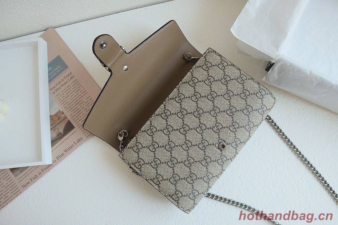 Gucci Dionysus GG Supreme Shoulder Bag 401231 Apricot Gucci Dionysus GG Supreme Shoulder Bag 401231 Apricot